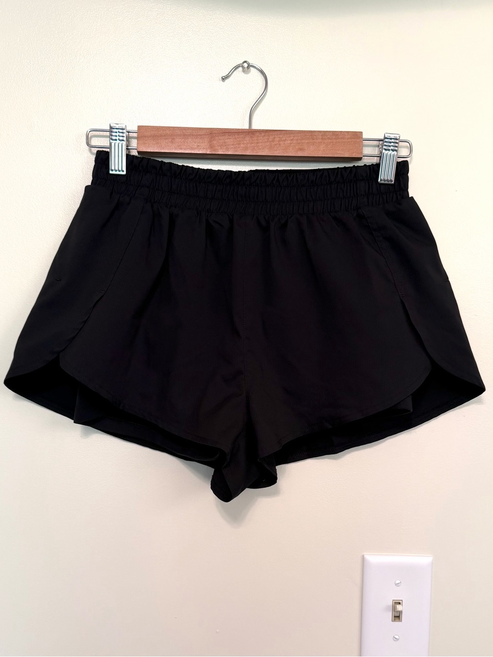 girlfriend collective Black Athletic Running Shorts